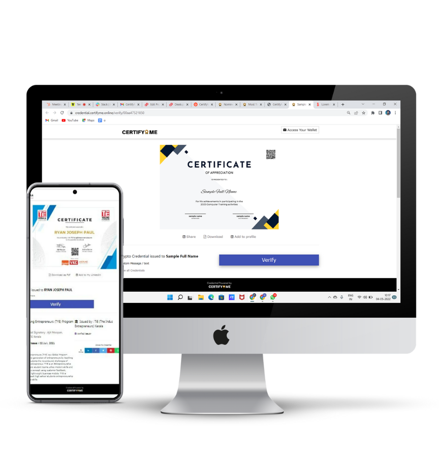 Mobile-Optimized Digital Certificates